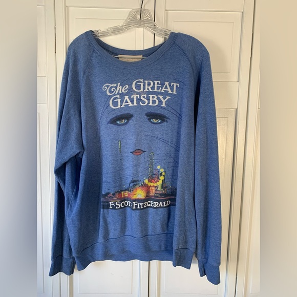 Sweaters - Light Blue Great Gatsby Sweatshirt